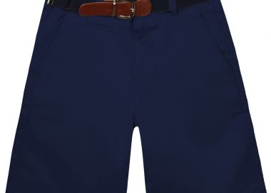 Μονόχρωμη βερμούδα με ζώνη - ΜΑΡΕΝ 42-223191-2 - energiers - 