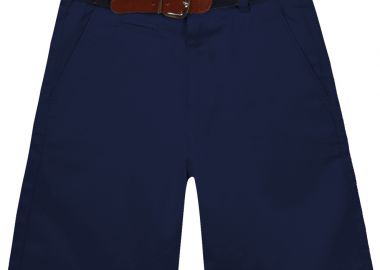 Μονόχρωμη βερμούδα με ζώνη - ΜΑΡΕΝ 43-223091-2 - energiers - 