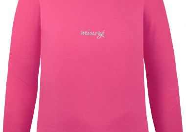 Μονόχρωμη μπλούζα Energiers Basic Line με γκλίτερ τύπωμα για κορίτσι - ΦΟΥΞ 16-114254-5 - energiers - 