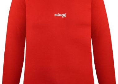 Μονόχρωμη μπλούζα Energiers Basic Line με γκλίτερ τύπωμα για κορίτσι - ΚΟΚΚΙΝΟ 16-114254-5 - energiers - 