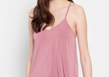 Μονόχρωμο τοπ με τιράντες - FUNKY BUDDHA - 