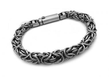 Μοντέρνα χοντρή αλυσίδα για το χέρι απο ατσάλι BA435 - Asimenio - 