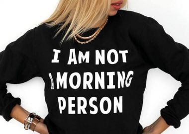 MORNING PERSON SWEATSHIRT - sense-shop - 