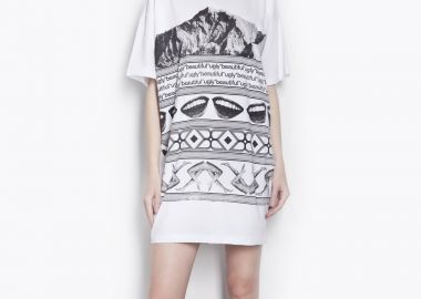 Mountain T-shirt Dress -  - 
