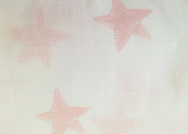 Μουσελίνα Βαμβακερή 120x100εκ. Πολλαπλών Χρήσεων Ροζ Αστέρια Minene MN21301 - Minene - 