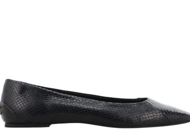 Μπαλαρίνα Capodarte Με Snake Εφέ 4016022-PRETO Γυναικείο - Capodarte - 