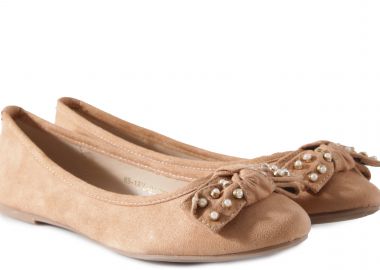 Μπαλαρίνα Feng Shoe Pump Flat M8-1370-31-BEIGE Γυναικείο - Feng Shoe - 