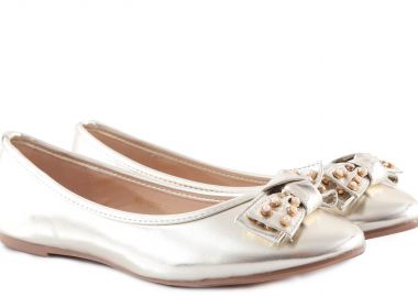 Μπαλαρίνα Feng Shoe Pump Flat M8-1370-31-GOLD Γυναικείο - Feng Shoe - 