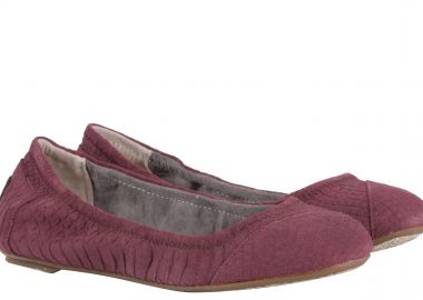Μπαλαρίνα TOMS Suede Snake 10003549-WINE Γυναικείο - TOMS - 
