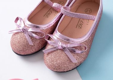ΜΠΑΛΑΡΙΝΕΣ - GLITTER PINK BALLERINAS -  - 