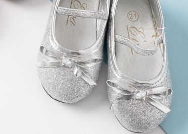 ΜΠΑΛΑΡΙΝΕΣ - GLITTER SILVER BALLERINAS -  - 