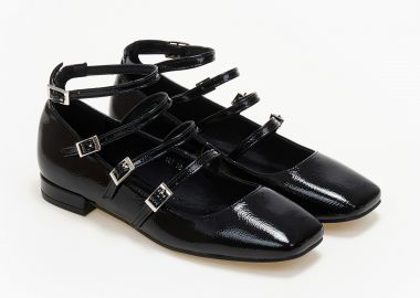 Μπαλαρίνες με πολλαπλές μπαρέτες - Μαύρο - Issue - 