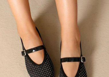 ΜΠΑΛΑΡΙΝΕΣ ΜΕ ΣΤΡΑΣ - BALLERIN - fashionroom - 