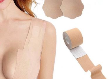ΜΠΕΖ ΑΥΤΟΚΟΛΛΗΤΗ ΤΑΙΝΙΑ BOOB TAPE+ NIPPLE COVER STICKERS - sense-shop - 