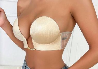 ΜΠΕΖ ΑΥΤΟΚΟΛΛΗΤΟ ΣΟΥΤΙΕΝ - JEWEL V BRA - sense-shop - 