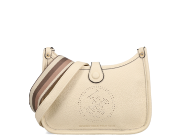 Μπεζ χιαστί τσάντα - BEVERLY HILLS POLO CLUB - 