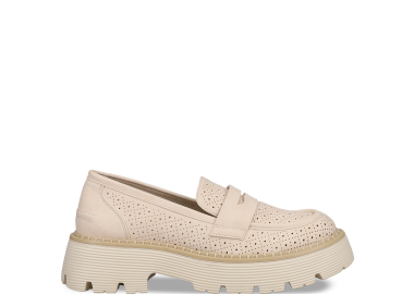 Μπεζ chunky loafer - MIGATO - 