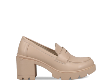 Μπεζ chunky loafer - MIGATO - 