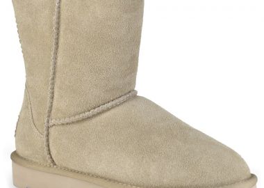 Μπεζ δερμάτινο Australian Boot Classic L7830 - Izy - 