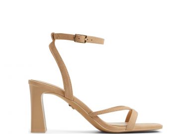 Μπεζ δερμάτινο πέδιλο STELLARE - ALDO - 