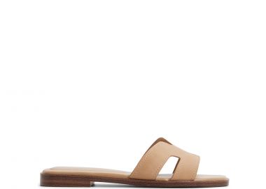 Μπεζ δερμάτινο σανδάλι ITSANDAL - ALDO - 