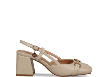 Μπεζ εξώφτερνη γοβα - MIGATO - 