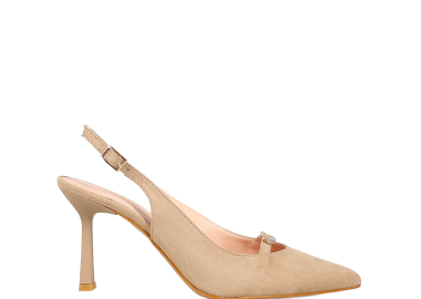 Μπεζ εξώφτερνη γόβα - MIGATO - 