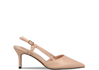 Μπεζ εξώφτερνη γόβα - MIGATO - 