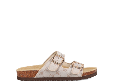 Μπεζ footbed σανδάλι - MIGATO - 