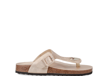 Μπεζ footbed σανδάλι - LAURA BIAGIOTTI - 