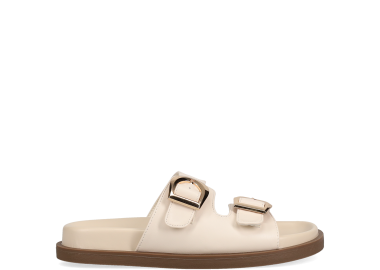 Μπεζ footbed σανδάλι - MIGATO - 