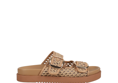 Μπεζ footbed σανδάλι - MIGATO - 