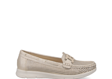 Μπεζ loafer - LAURA BIAGIOTTI - 