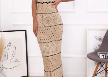 ΜΠΕΖ ΜΕ ΜΑΥΡΟ ΦΟΡΕΜΑ - ALUETTE - fashionroom - 