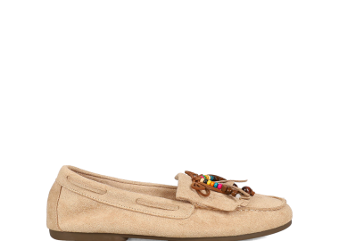 Μπεζ μοκασίνι - MIGATO - 