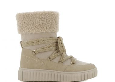 Μπεζ μποτάκι sneaker - SJ - 