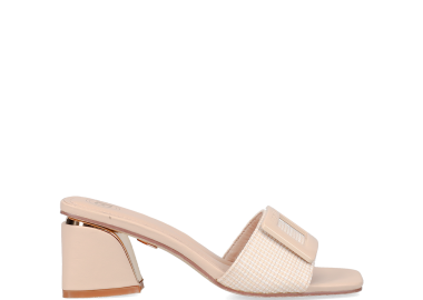Μπεζ mule πέδιλο - LAURA BIAGIOTTI - 