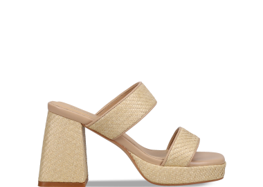Μπεζ mule πέδιλο - MIGATO - 