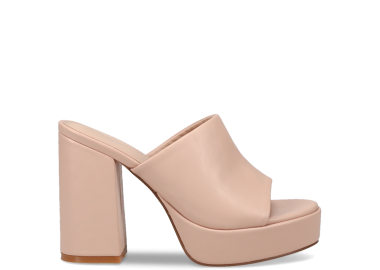 Μπεζ mule πέδιλο - MIGATO - 