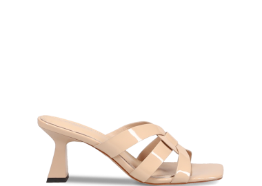 Μπεζ mule πέδιλο - MIGATO - 