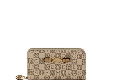Μπεζ πορτοφόλι - BEVERLY HILLS POLO CLUB - 