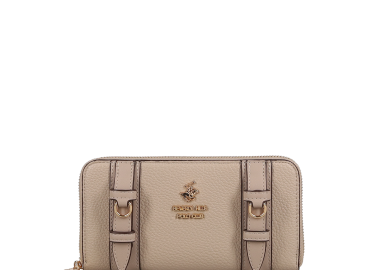 Μπεζ πορτοφόλι - BEVERLY HILLS POLO CLUB - 