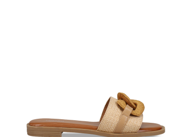 Μπεζ σανδάλι - MIGATO - 