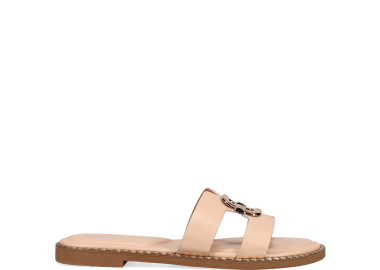 Μπεζ σανδάλι - MIGATO - 