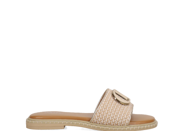 Μπεζ σανδάλι - MIGATO - 