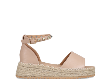 Μπεζ σανδάλι εσπαντρίγια - MIGATO - 