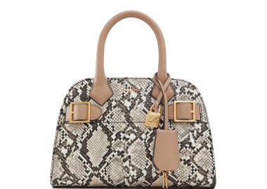 Μπεζ snakeskin τσάντα χειρός LARISA - ALDO - 