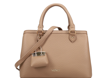 Μπεζ τσάντα χειρός - VENCI - 