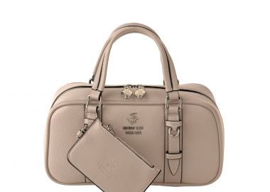 Μπεζ τσάντα χειρός - BEVERLY HILLS POLO CLUB - 