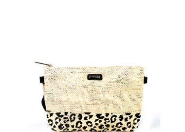 Μπεζ τσάντα χιαστί - LES TROPEZIENNES - 